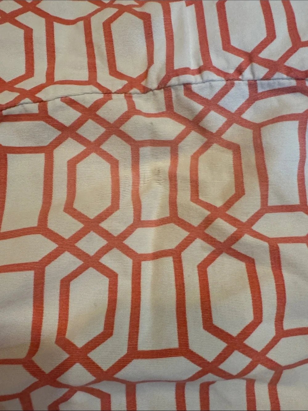 Dock a tot Coral Geo Pattern Pillow Cover